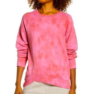 Zella Women’s Acid Wash Crewneck Sweatshirt